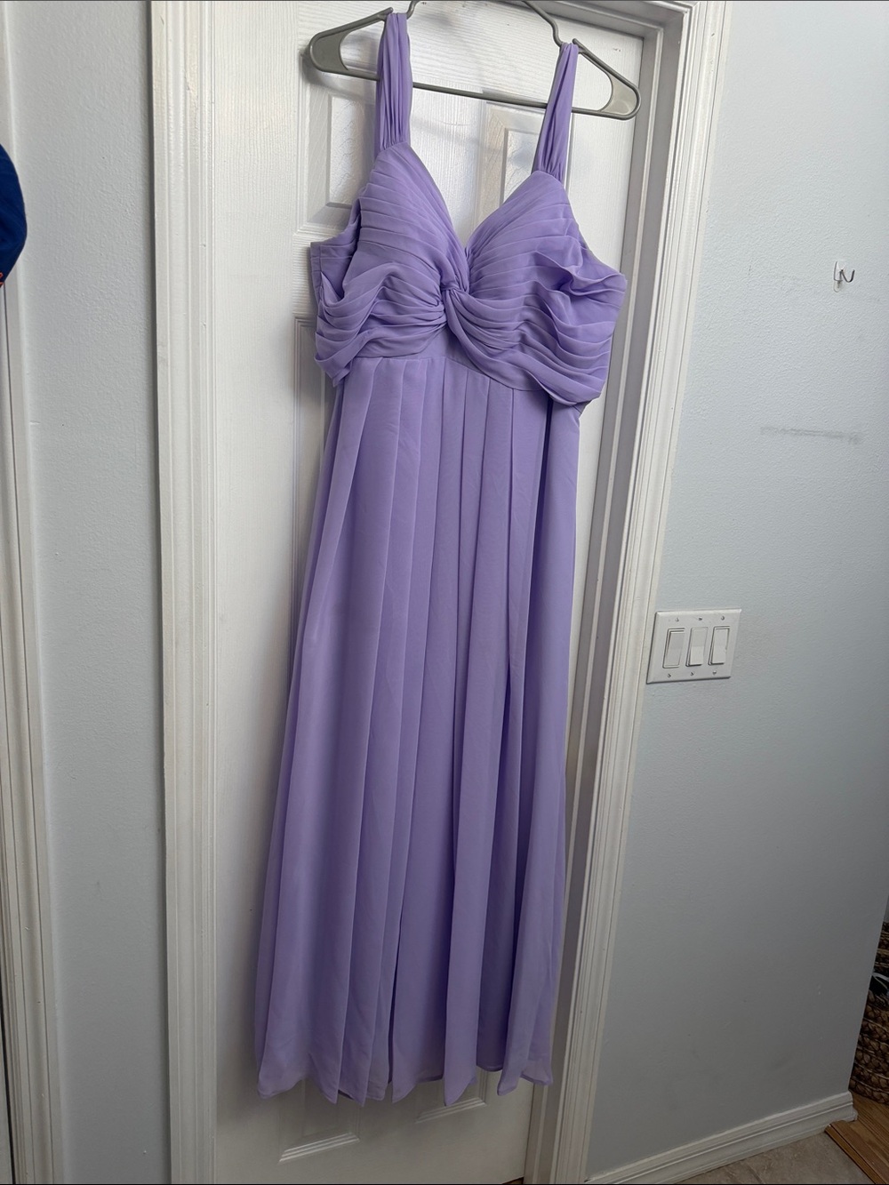 Azazie Kaitlynn Lilac Chiffon A-Line Evening Dress